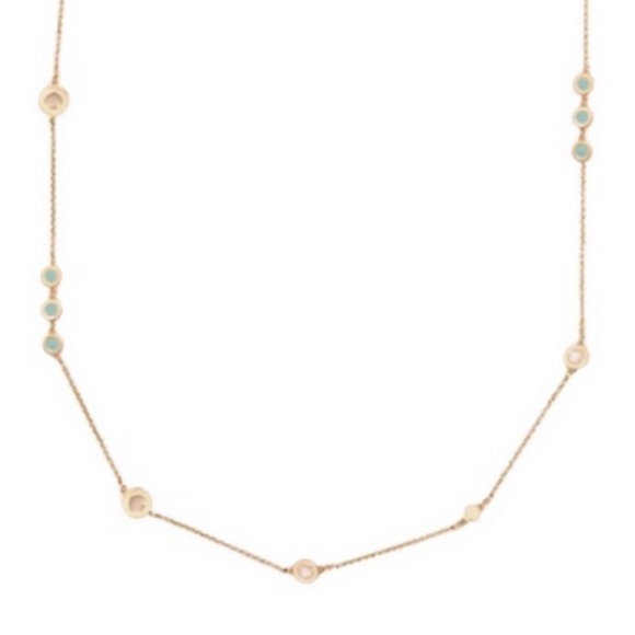 KATE SPADE • Turquoise Spot The Spade Necklace - Picture 2 of 6